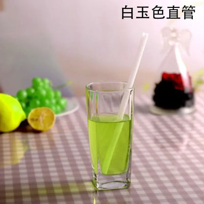 DecorBites™ Glass Drinking Straw: Eco-Friendly & Colourful Bar Accessory