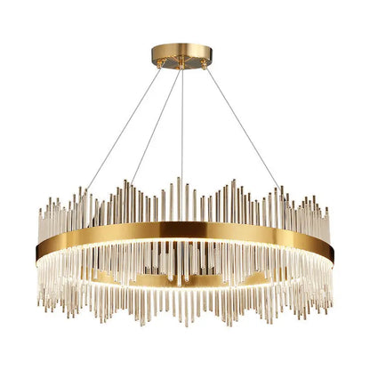 DecorBites™ Crystal Chandelier Pendant Light Modern Luxury Dining Room Bedroom Lamp