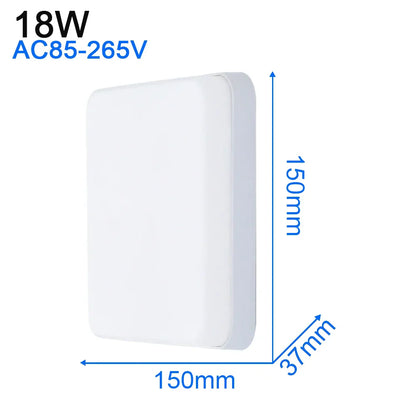 DecorBites™ LED Ceiling Light: Modern Ultra-thin Panel, 6-48W, Surface Mounted for Living Room