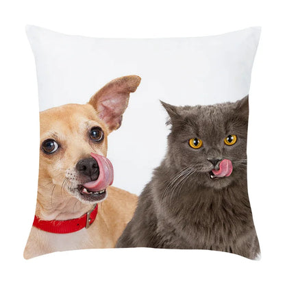 DecorBites™ Co-Pattern Series Peach Skin Pillowcase - 45X45CM - Custom Bedside & Sofa Pillowcase