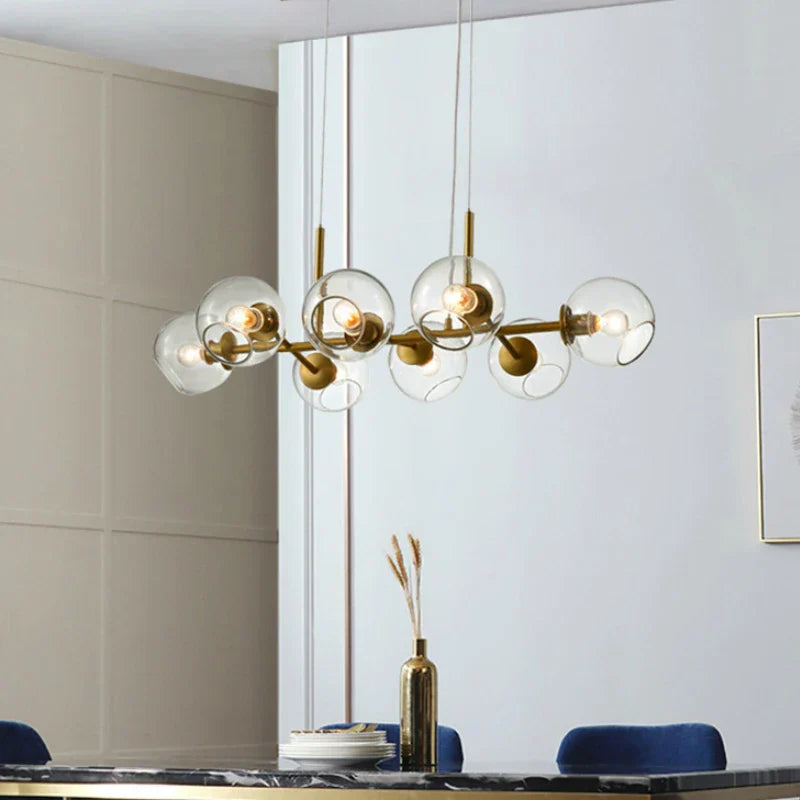 DecorBites™ Glass Ball Pendant Lights for Living Bedroom Kitchen Decor