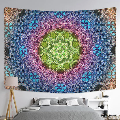 Decobites Indian Mandala Tapestry Boho Wall Hanging Sleeping Pad Beach Throw Rug