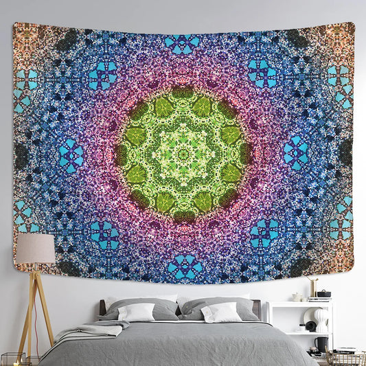 Decobites Indian Mandala Tapestry Boho Wall Hanging Sleeping Pad Beach Throw Rug