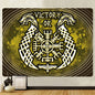 Decobites Viking Mystical Symbol Tapestry Wall Hanging for Bohemian Home Decor