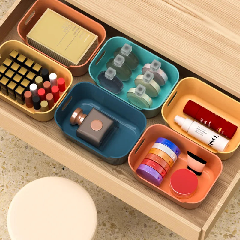 DecorBites™ Desktop Storage Basket Drawer for Organization and Decluttering
