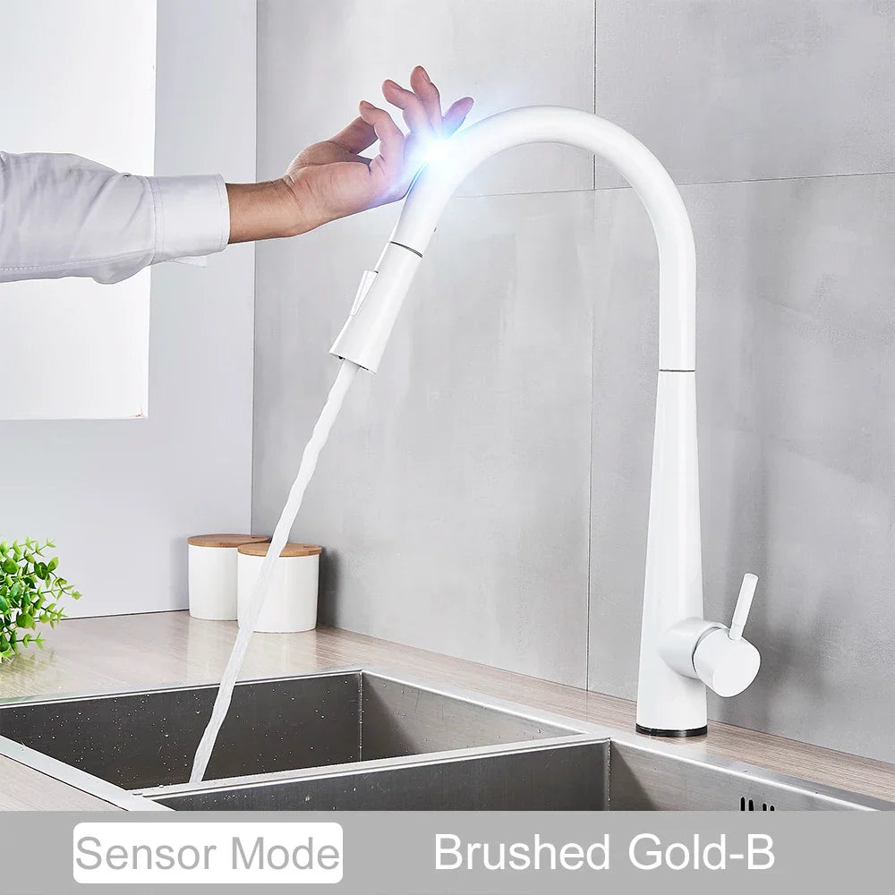 DecorBites™ Black Kitchen Faucet Touch Sensor Mixer Tap