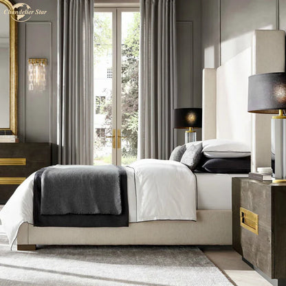 Aplique de pared de cristal DecorBites™: Diseño cuadrado Art Déco moderno para interiores del hogar