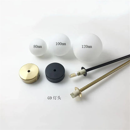 DecorBites™ Glass Ball Pendant Light - Simple Modern LED Kitchen Living Room Lighting