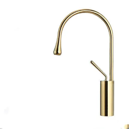 DecorBites™ Gun Grey Brass Basin Faucet Hot Cold Kitchen Sink Water Crane Swivel