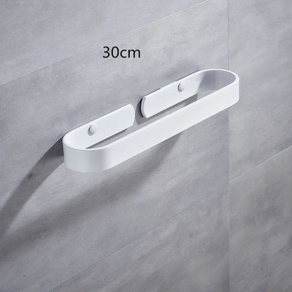 DecorBites™ Aluminum Towel Holder Matte Black Wall Mounted Towel Bar in Various Sizes