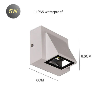 DecorBites™ 12W Outdoor/Indoor Motion Sensor LED Wall Lamp Waterproof Aluminum Sconce Light