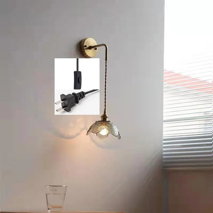 DecorBites™ Gray Glass LED Bathroom Mirror Sconce Wall Lamp Lighting