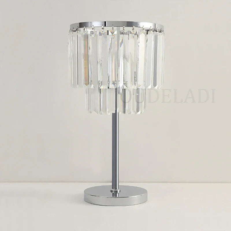 DecorBites™ Crystal Table Lamps: Modern Warm Living Room Study Desk Decor Fixtures