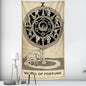 Decobites Black & White Tarot Witchcraft Tapestry | Bohemian Hippie Mandala Wall Decor