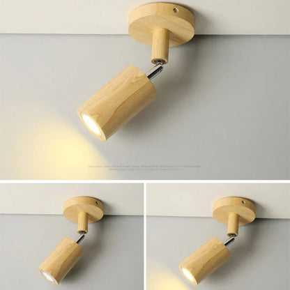 DecorBites™ مصباح سقف خشبي LED من DecorBites™ مصباح داخلي من الأكريليك للديكور المنزلي