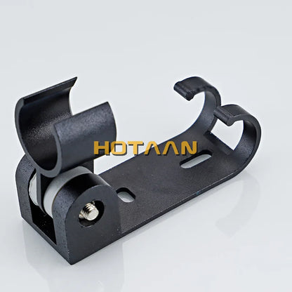 DecorBites™ Black Aluminum Hand Shower Holder Wall Mount Bracket