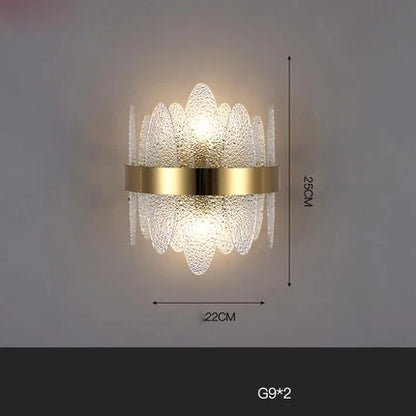 DecorBites™ Golden Stainless Steel LED Designer Chandelier for Dining Room