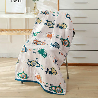 Toalla de baño de gasa de algodón DecorBites™ - diferentes estilos