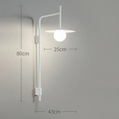 Lámpara de pared DecorBites™ de estilo industrial para dormitorio, sala de estar o escalera.