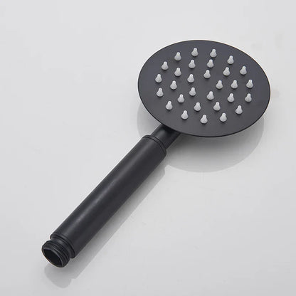 DecorBites™ Black High Pressure Hand-held Shower Head for Water Saving and Bathroom Rainfall