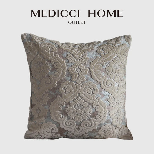 DecorBites™ Damask Cut Velvet Baroque Style Cushion Covers 45x45cm