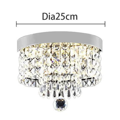 DecorBites™ Crystal Chandelier Ceiling Lamp - Entrance Kitchen Chandeliers Fixtures Home Decor