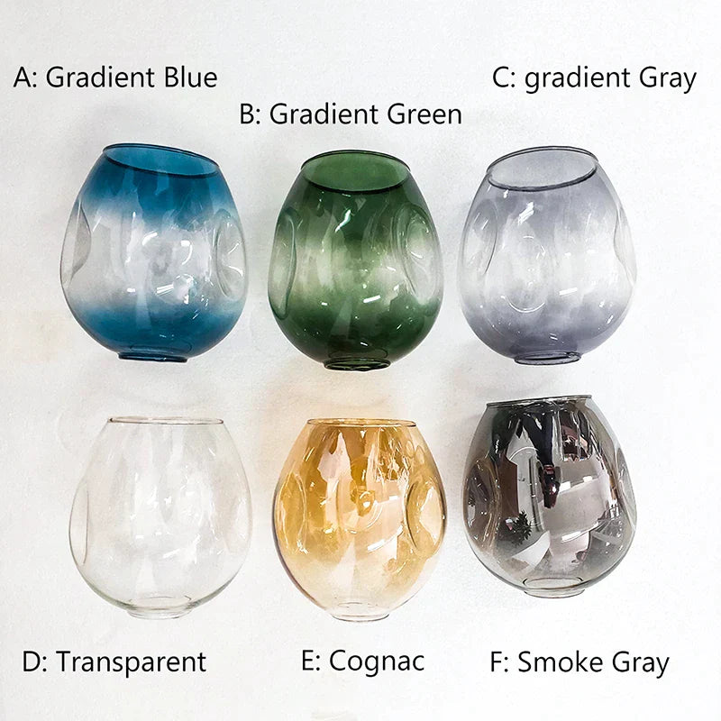 DecorBites™ Glass Chandelier: Nordic LED Pendant Lighting for Home Decor & Restaurant Dining