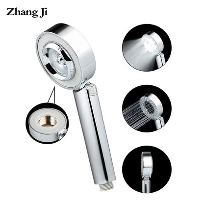 Cabezal de ducha de doble cara de alta presión DecorBites™ con dispensador de gel de ducha