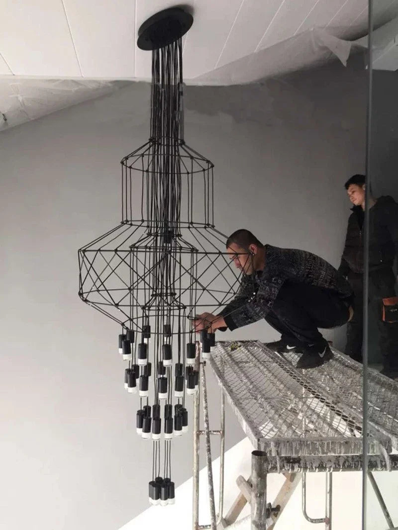 DecorBites™ Designer Nordic Ceiling Chandelier for Home Decor and Living Room Lighting