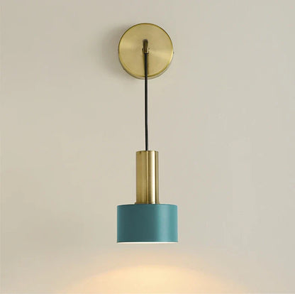 DecorBites™ Brass Wall Lamp: Minimalist Nordic Style Sconce for Living, Bathroom, Aisle Lighting