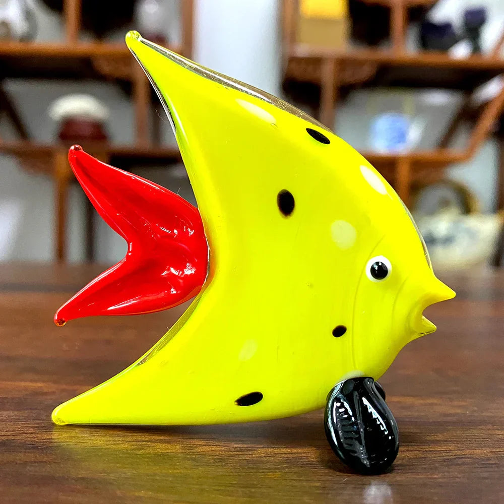 Figuras de peces tropicales de cristal DecorBites™ | Decoración moderna para el hogar soplada a mano