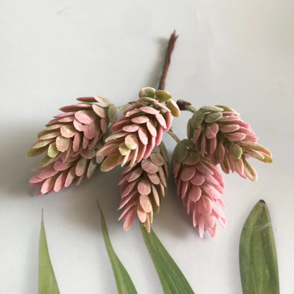 Paquete de estambres de bayas verdes DecorBites™ para decoración navideña y envoltorio de regalos DIY