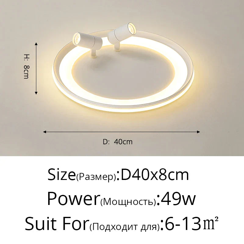 DecorBites™ LED Chandelier: Modern Indoor Lighting Fixture for Bedroom, Living Room, Kitchen & Showroom