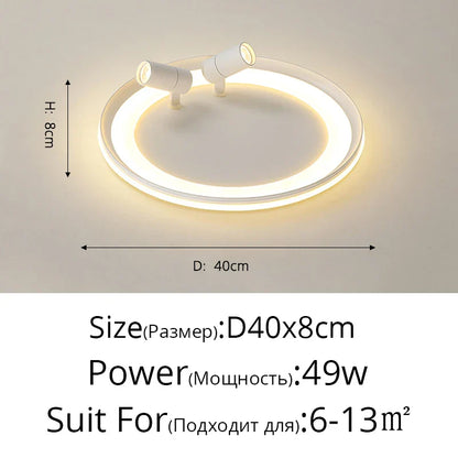 DecorBites™ LED Chandelier: Modern Indoor Lighting Fixture for Bedroom, Living Room, Kitchen & Showroom