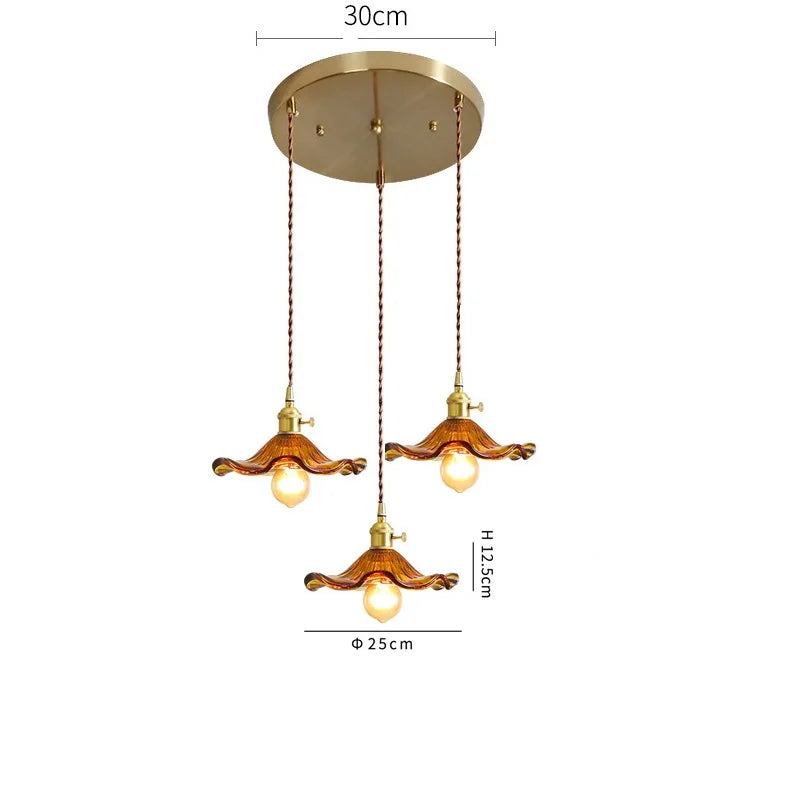 Decorbites™ Grünes Glas-Hängeleuchte: Moderne LED-Pendelleuchte für Wohn- und Esszimmer