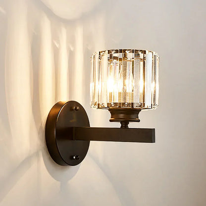 Aplique de pared de cristal DecorBites™ para iluminación de dormitorio y sala de estar