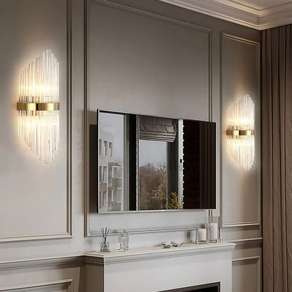 DecorBites™ Gold Black LED Wall Sconce Light for Bedroom Corridor