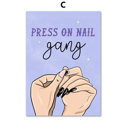 مجموعة فنون الحائط لصالون التجميل DecorBites™