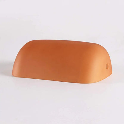 DecorBites™ Glass Banker Lamp Cover - Elegant Lampshade in Green/Blue/Amber/White