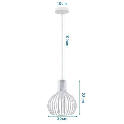 DecorBites™ Industrial Pendant Lights: Modern LED Hanging Lamps for Home Living Room Kitchen Decor