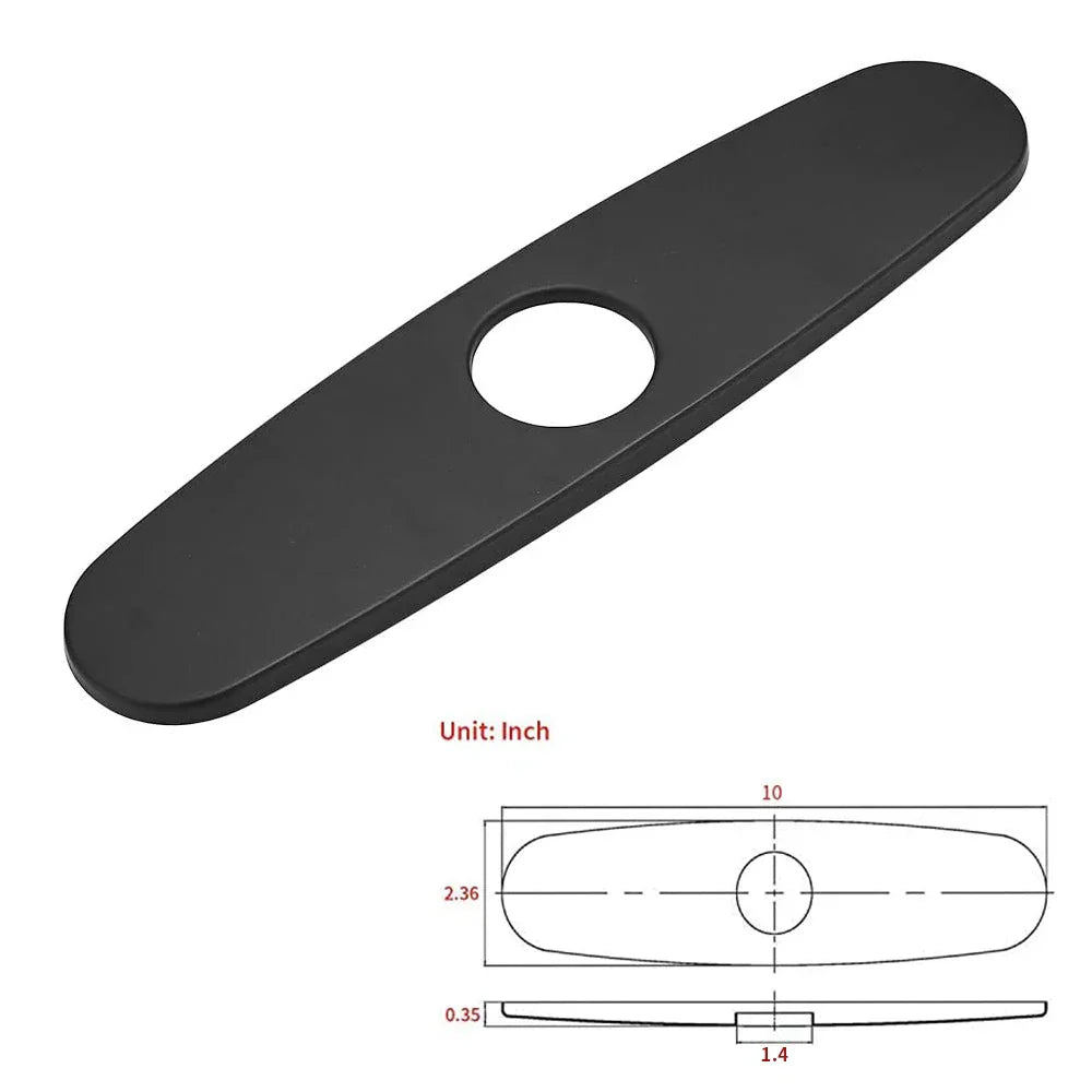 DecorBites™ Deck Plate 8" for Kitchen/Bathroom Sink Faucet Accessories Unused Mounting Escutcheon