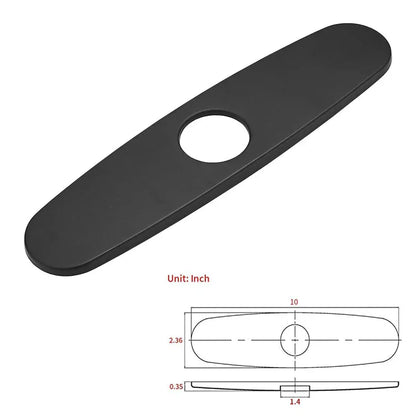 DecorBites™ Deck Plate 8" for Kitchen/Bathroom Sink Faucet Accessories Unused Mounting Escutcheon