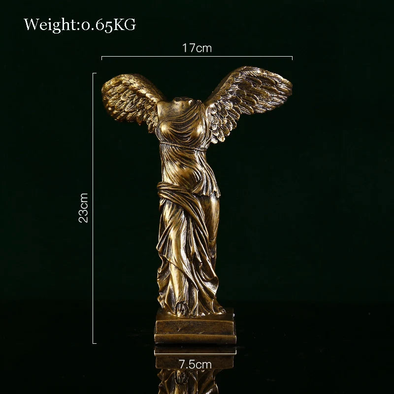 DecorBites™ Gold Resin Sculpture | Nordic Luxury Technology Decor for Home & Office