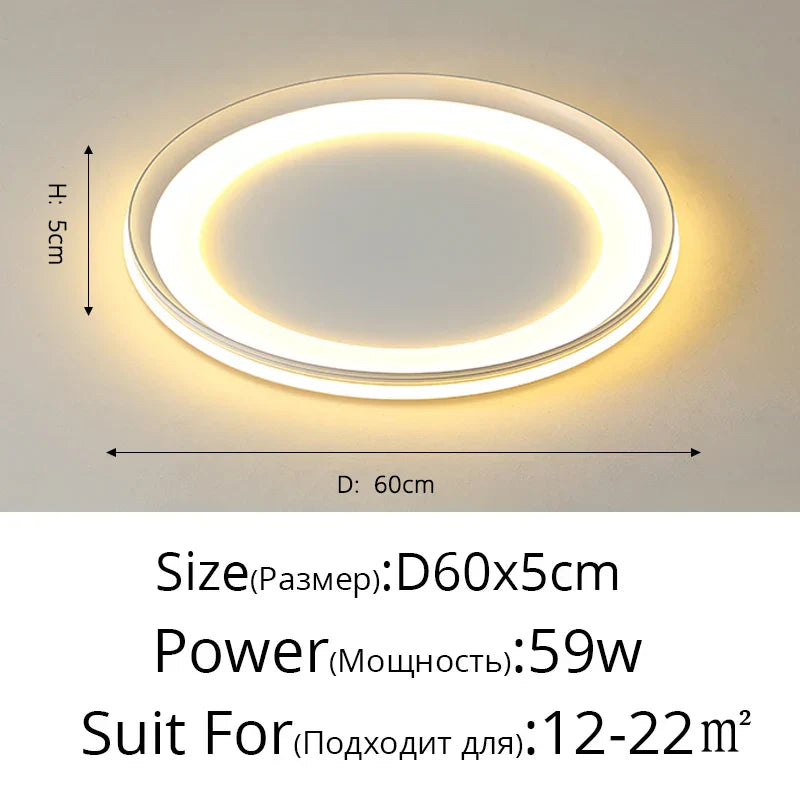 DecorBites™ LED Chandelier: Modern Indoor Lighting Fixture for Bedroom, Living Room, Kitchen & Showroom