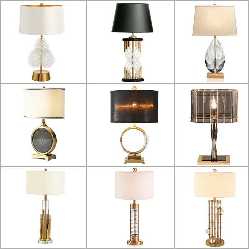 DecorBites™ Crystal Table Lamp: Nordic Light Luxury Design for Bedroom Bedside