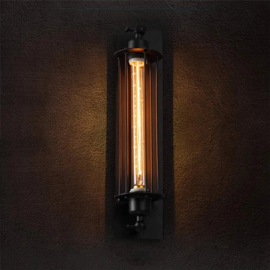 Decorbites™ Industrielle Loft Vintage Wandlampe für Schlafzimmer Wohnzimmer Wandapplikation mit ländlichem Charme