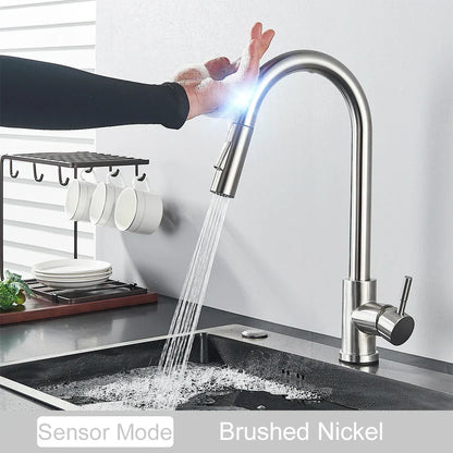DecorBites™ Black Kitchen Faucet Touch Sensor Mixer Tap