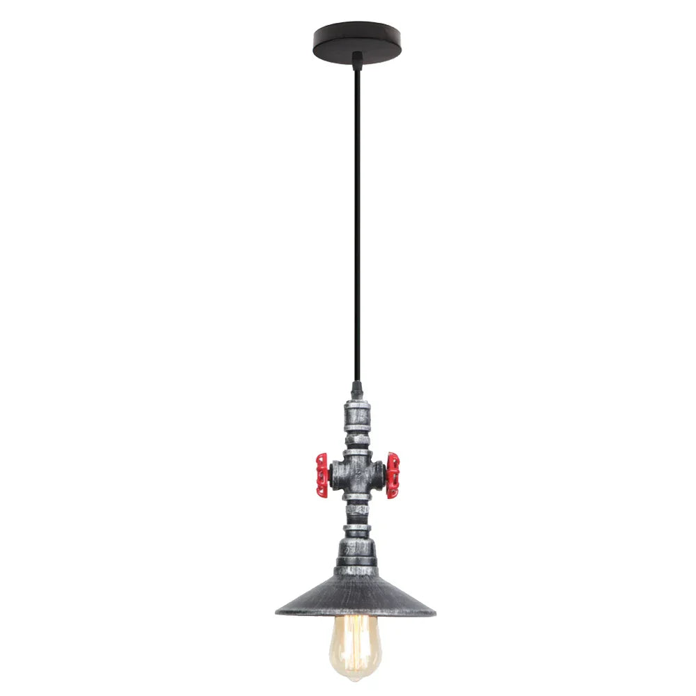 Lámpara colgante de loft retro industrial Decorbites™ con tubería de agua