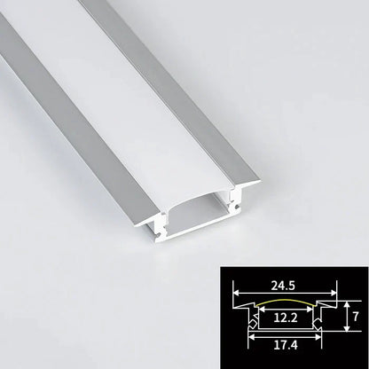 DecorBites™ LED Aluminum Profiles Recessed Channel Bar Strip Lights