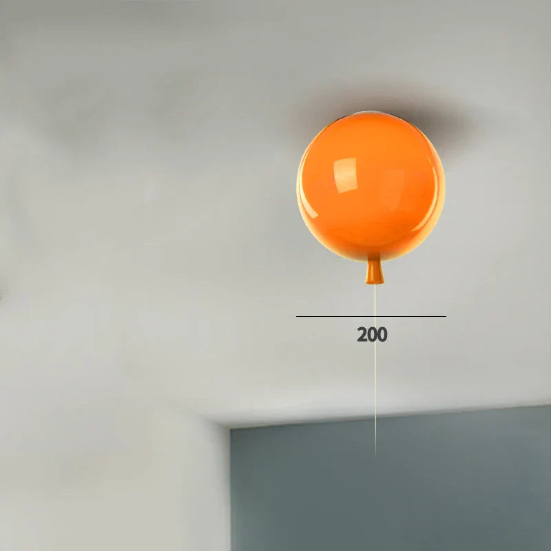DecorBites™ Balloon Acrylic Ceiling Light: Modern 5 Color Kids Room E27 Lamp with Switch